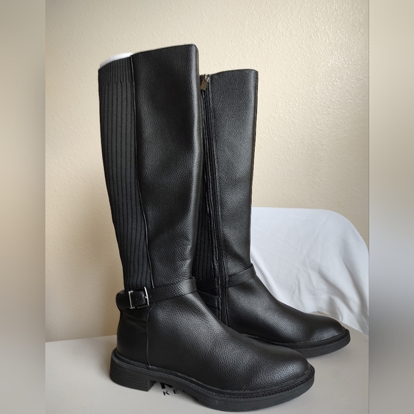 Kenneth Cole Reaction Woman's Tall Winnona Riding Boot Black Sz 6 - Picture 1 of 8